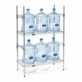 Nexel 5 Gallon Water Bottle Storage Rack, 6 Bottle Capacity 797084